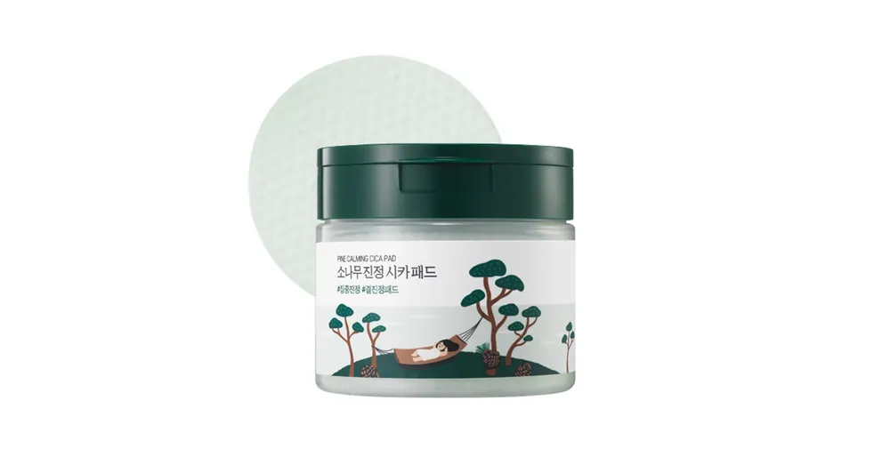 Round Lab Pine Calming Cica Pad - Nyugtató Arckorongok Centella Kivonattal 50db Kiárusítás
