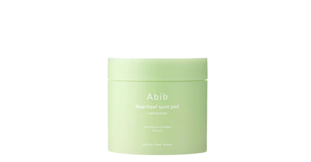 Utolsó esély Abib Heartleaf Spot Pad Calming Touch - Nyugtató Korong 150ml/80db