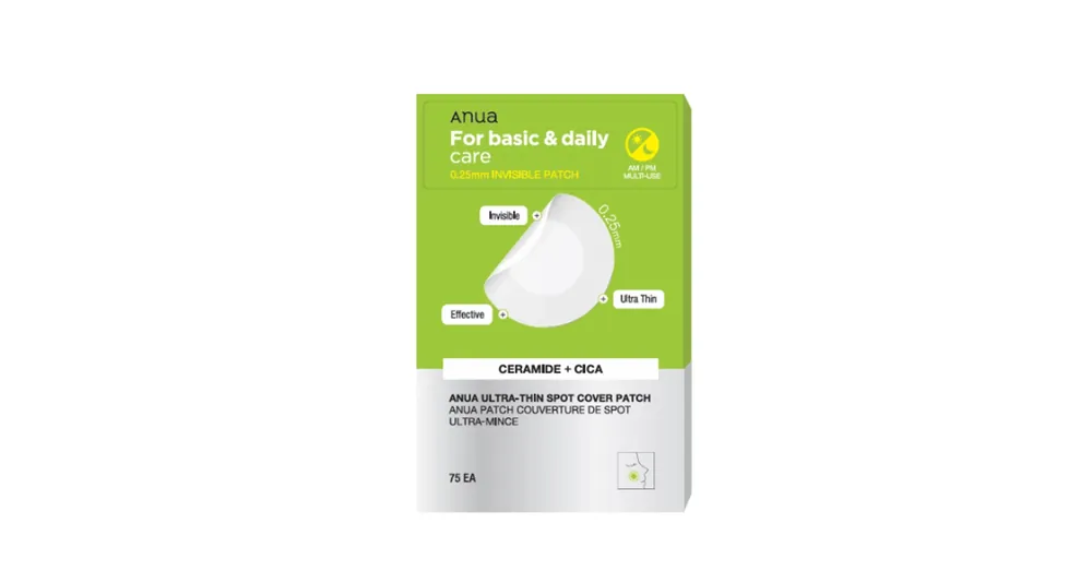 Expressz kézbesítés Anua Ultra Thin Spot Cover Patch - Ultra Vékony Akne Tapaszok 75db