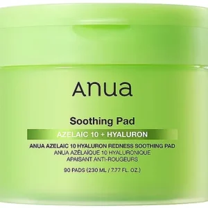 Anua Azelaic 10 Hyaluron Redness Soothing Pad – Nyugtató Korongok Azelainsavval 90db/230ml Gyors kiszállítás