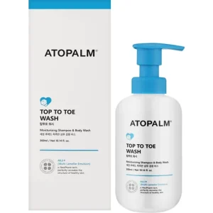 ATOPALM Top to Toe Wash – Szulfátmentes Gyermek Fürdető 300ml Outlet