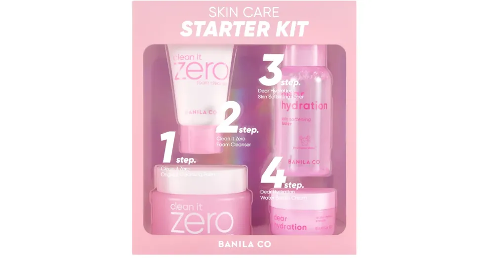 Exkluzív ajánlat BANILA CO Skin Care Starter Kit – Ajándék Szett Intenzív Hidratáláshoz (Sérült csomagolás)