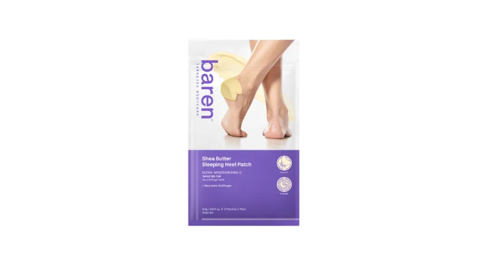 BAREN Shea Butter Sleeping Heel Patch – Hidratáló Saroktapasz 2db Biztonságos vásárlás
