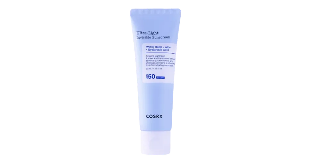 Prémium COSRX Ultra Light Invisible Sunscreen SPF50+/PA++++ - Könnyű Fényvédő Krém 50ml