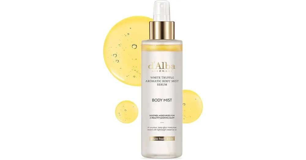 D‘Alba White Truffle Aromatic Body Mist Serum - Aromás Testpermet-Szérum Fehér Szarvasgombával 180ml Végkiárusítás