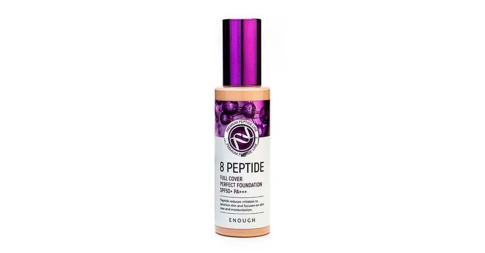 Enough 8 Peptide Full Cover Perfect Foundation SPF 50+ PA+++ - 13 – Peptides Alapozó 100g Akció