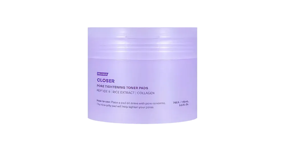 Frankly Closer Toner Pads - Pórusösszehúzó Párnák 105ml/70db Gyors kiszállítás