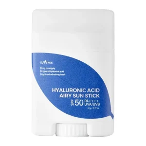Kedvezmény Isntree Hyaluronic Acid Airy Sun Stick SPF50+ PA++++ - Hialuron Fényvédő Stift 22g