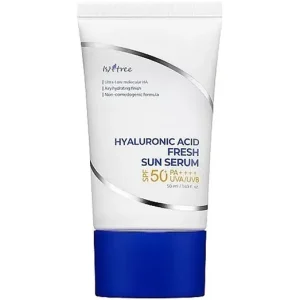 Vásárlói kedvenc Isntree Hyaluronic Acid Fresh Sun Serum SPF50+ PA++++ – Napvédő Krém Modern Szűrőkkel 50ml