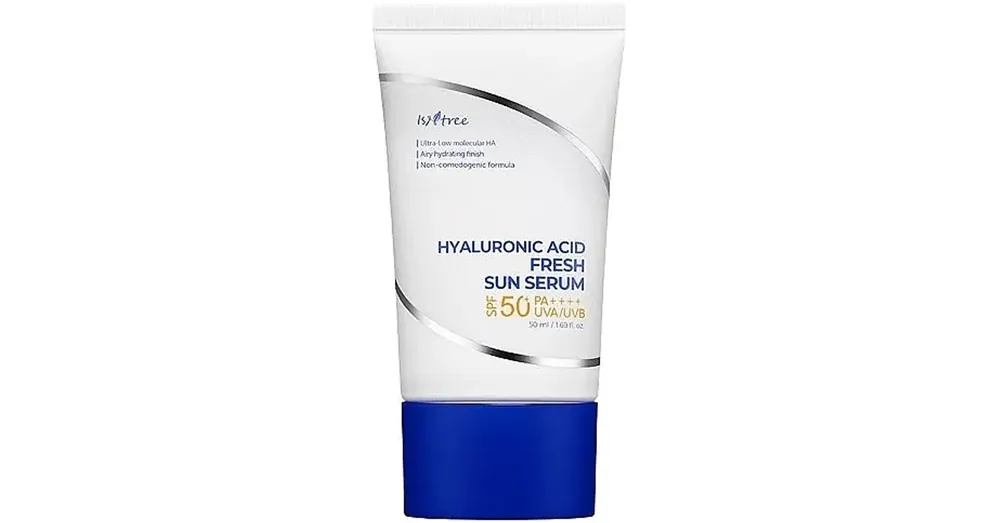 Vásárlói kedvenc Isntree Hyaluronic Acid Fresh Sun Serum SPF50+ PA++++ – Napvédő Krém Modern Szűrőkkel 50ml
