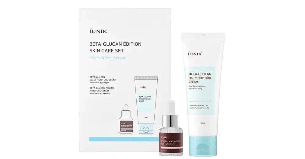 IUNIK Beta Glucan Edition Skincare Set - Bőrhidratáló Szett Béta-Glükánnal Legjobb ár