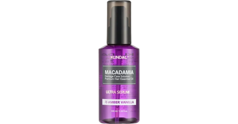 Kundal Macadamia Ultra Hair Serum – Amber Vanilla – Regeneráló Hajszérum 100ml Biztonságos fizetés