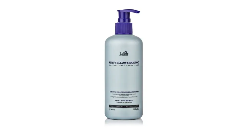 Szezonális akció Lador Anti-Yellow Shampoo - Színhelyreállító Sampon Szőke és Ősz Hajra 300ml