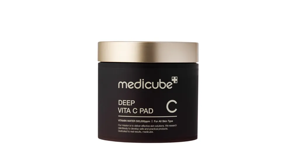 Olcsóbb Medicube Deep Vita C Pad – Világosító Arcpárnák C-Vitaminnal 70db/150g