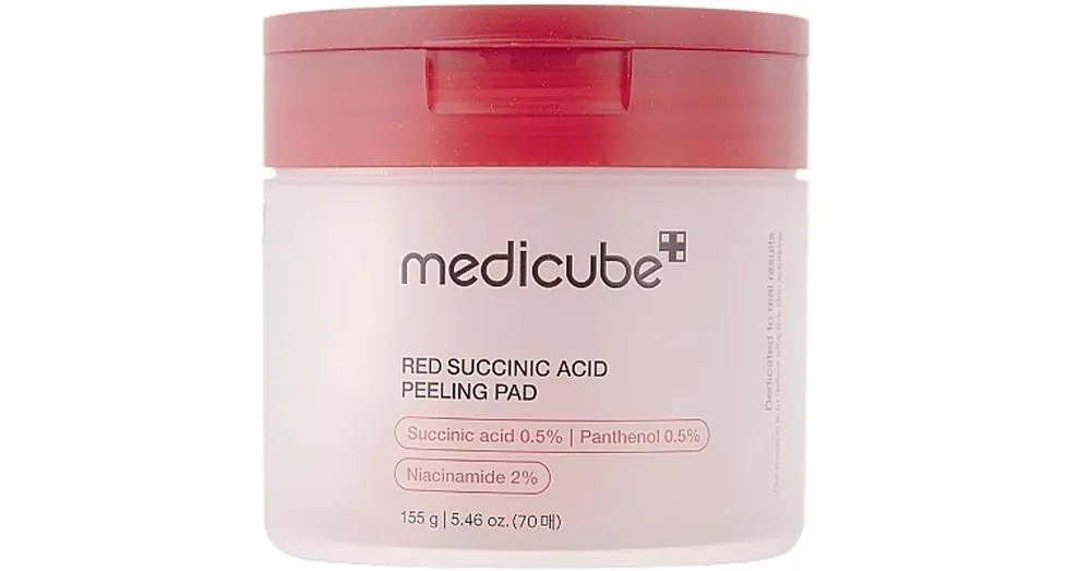 Medicube Red Succinic Acid Peeling Pad – Hámlasztó Arcpárnák 70db/155g Szuper ajánlat