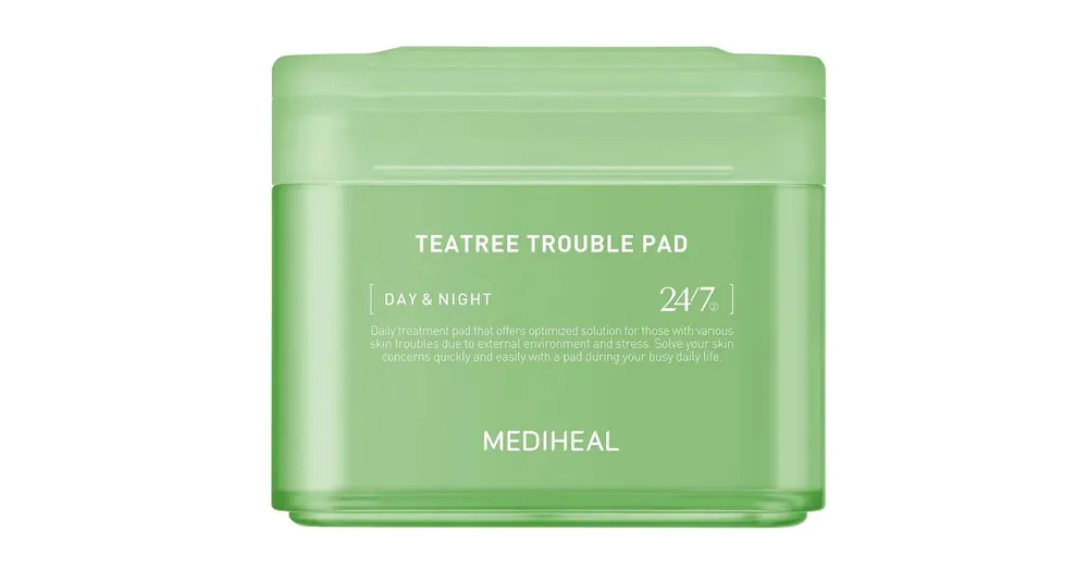 Alacsony ár Mediheal Tea Tree Trouble Pad – Nyugtató Toner Korongok 100db/170ml