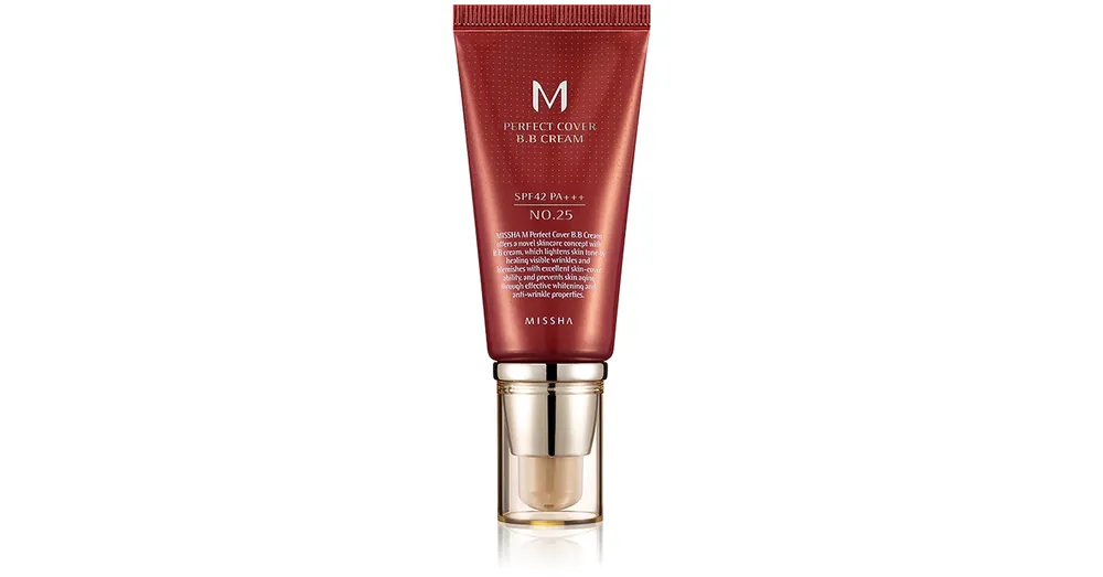 Missha M Perfect Cover BB Cream SPF42/PA++ MINI - 25 Warm Beige - BB Krém MINI 20ml Gyors szállítás