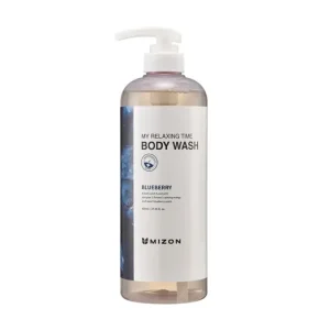 Különleges ajánlat Mizon My Relaxing Time Body Wash – Blueberry – Tápláló Tusfürdő 800ml