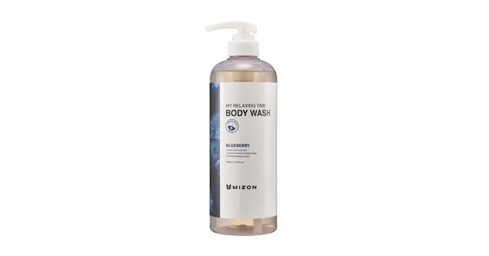 Különleges ajánlat Mizon My Relaxing Time Body Wash – Blueberry – Tápláló Tusfürdő 800ml
