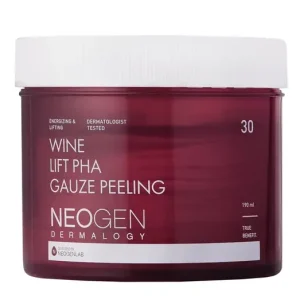 Prémium Neogen Wine Lift PHA Gauze Peeling - Anti-aging Hámlasztó Vattakorongok 30db/190ml