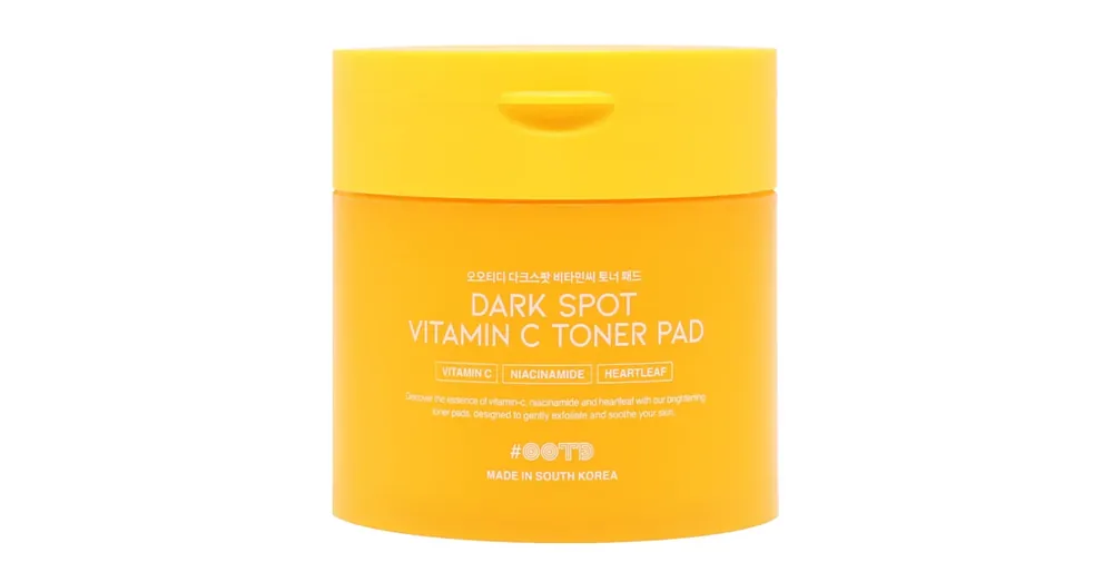 OOTD BEAUTY Dark Spot Vitamin C Toner Pad – Bőrvilágosító Peeling Párnák 70db/120ml Korlátozott ajánlat