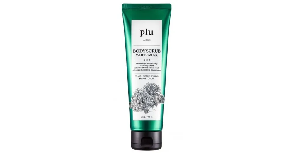 Plu Body Scrub – White Musk – Gyengéd Testradír 200g Olcsóbb