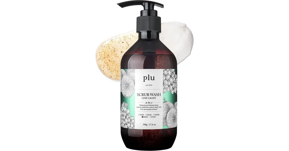 Vedd meg online Plu Scrub Wash Lime Grape – Illatos Peeling Tusfürdő 500g