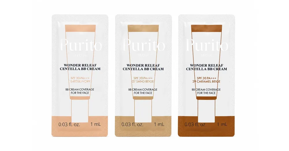 Purito Seoul Wonder Releaf Centella BB Cream 15 27 29 (sample) – BB Krém (sample) 3x1ml Szuper ajánlat
