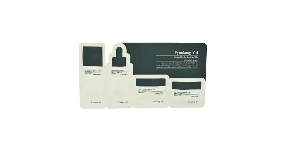Pyunkang Yul Calming Line Sample Pouch (sample) – Minta Készlet Érzékeny Bőr Ápolásához 4x1.5ml (sample) Outlet