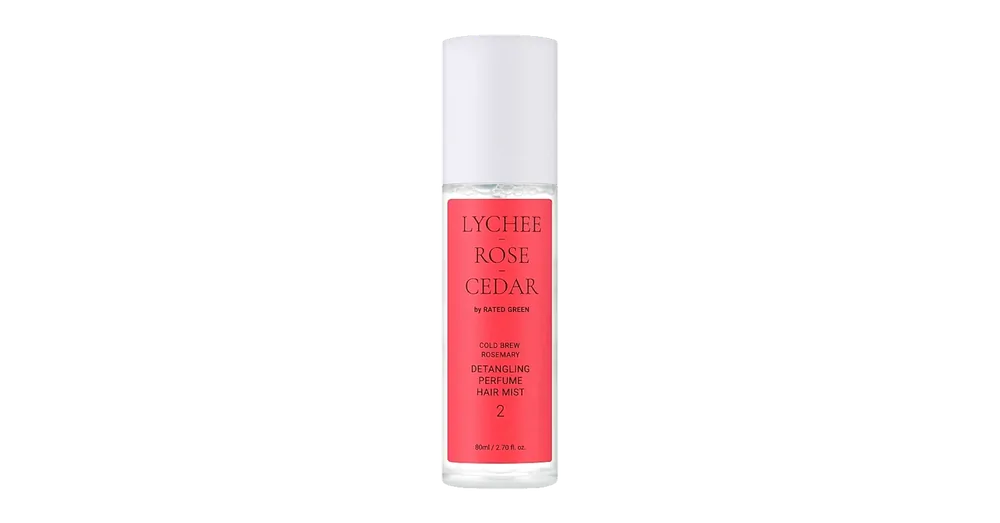 Rated Green Cold Brew Rosemary Detangling Perfume Hair Mist 2 – Illatos Hajpermet „Lychee-Rose-Cedar” 80ml Utolsó esély