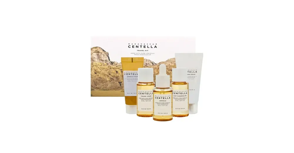 Bestseller SKIN1004 Madagascar Centella Travel Kit (box version) - Centellás Mini Termékek Utazókészlet