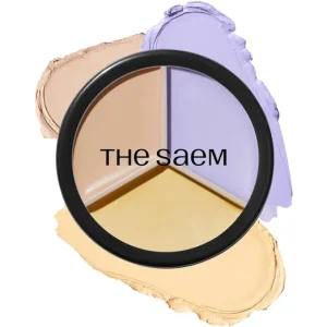 Rendeld meg most The Saem Cover Perfection Triple Pot Concealer – 04 Tone Up Beige – Kontúrozó Korrektor 4.5g