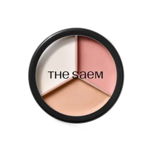 Legnépszerűbb The Saem Cover Perfection Triple Pot Concealer – 07 Pink Beige – Kontúrozó Korrektor 4.5g