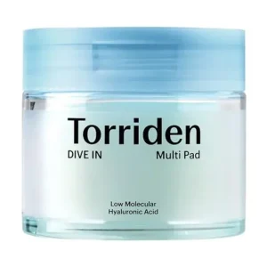 Torriden Dive-in Low Molecule Hyaluronic Acid Multi Pad - Hidratáló Arckorongok Hialuronsavval 145ml/80db Olcsó
