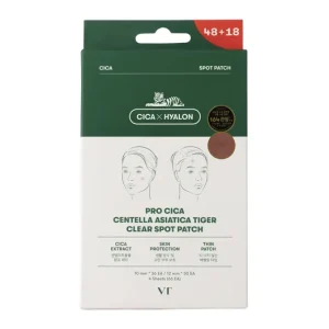 Rendeld meg most VT Cosmetics Pro Cica Centella Asiatica Tiger Clear Spot Patch - Pattanás Tapaszok 66db