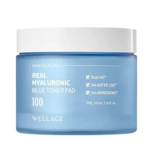 Ajánlat Wellage Real Hyaluronic Blue Toner Pad – Mélyhidratáló Toner Párnák 70db/210ml