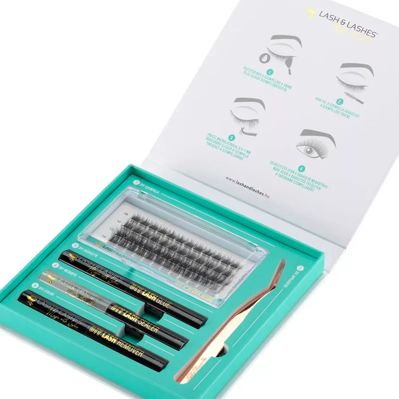 Végkiárusítás Lash and Lashes DIY szempilla készlet No’09 otthoni felhasználásra