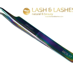 Akciós ár Lash and Lashes Enyhén hajlított Szempillacsipesz, Plasma MCS-17
