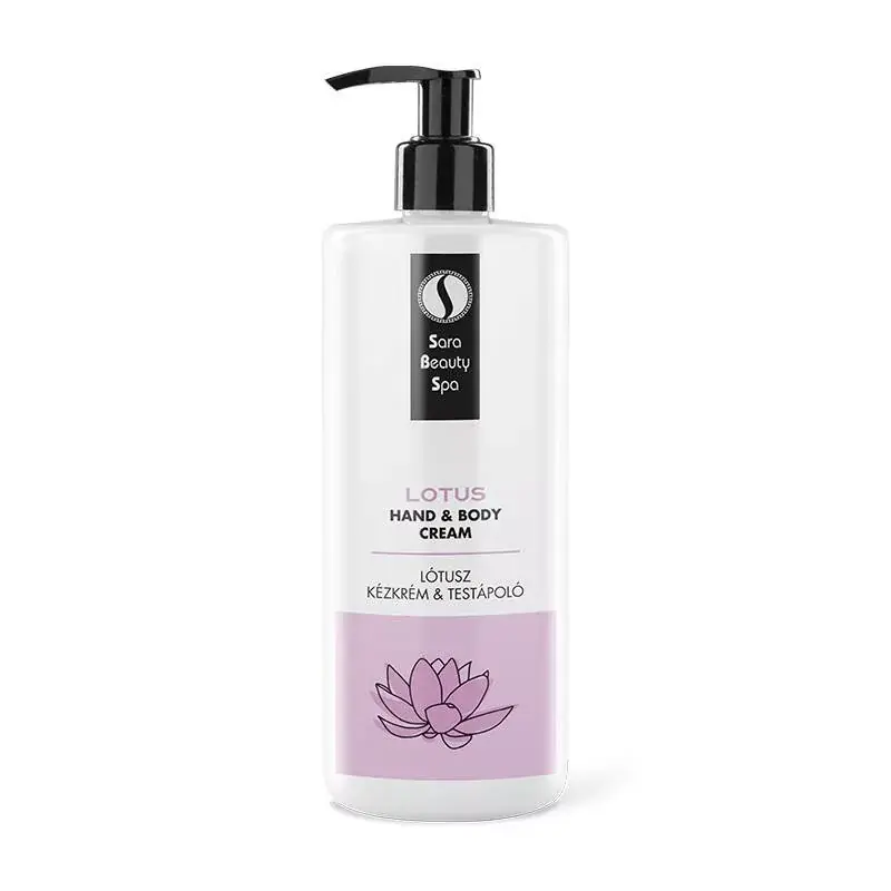 Sara Beauty Spa Kézkrém és Testápoló 500ml - Lótusz és Vízliliom „Mentes” Legnépszerűbb