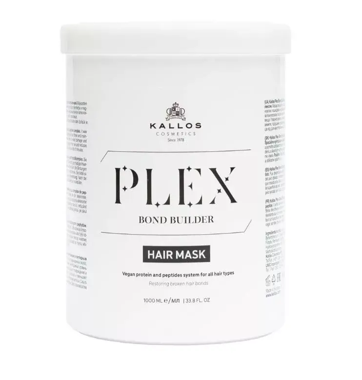 Nézd meg most Kallos Plex Bond Builder hajpakolás növényi protein és Peptid komplex-szel 1000ml