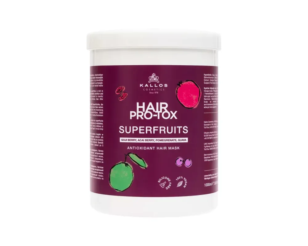 Kallos - Hair Pro-Tox Superfruits Hajpakolás 1000ml Outlet