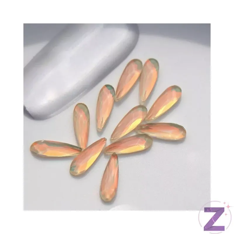 Zodiac - Csepp Alakú Formakő Peach Opal 8x3mm - 12db Vedd meg most