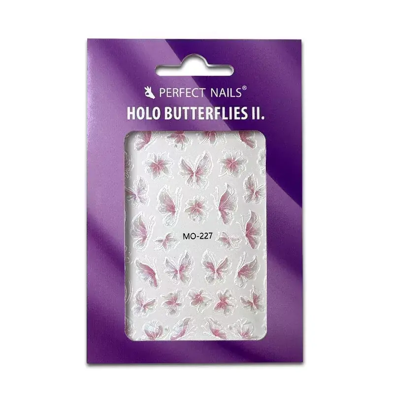 Perfect Nails Körömmatrica - Holo Butterflies II. Biztonságos fizetés