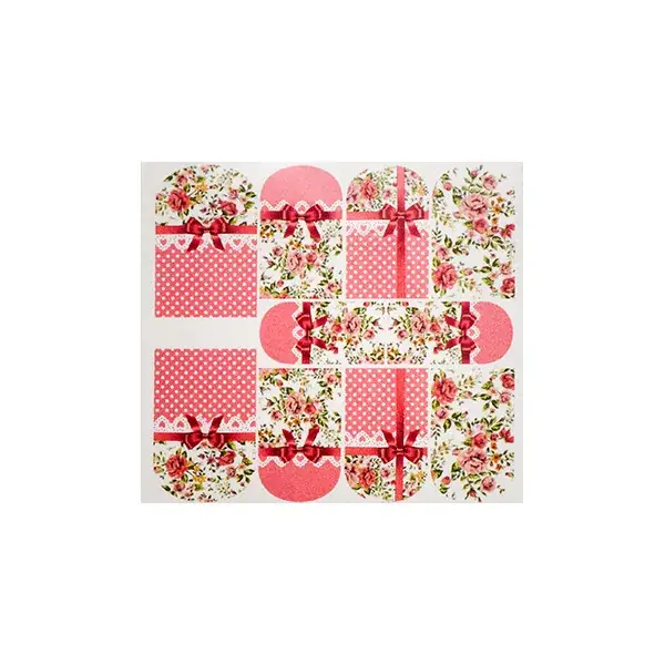 Olcsó Perfect Nails Nail Dress Sticker - Ribbon (Masni) - 972 *