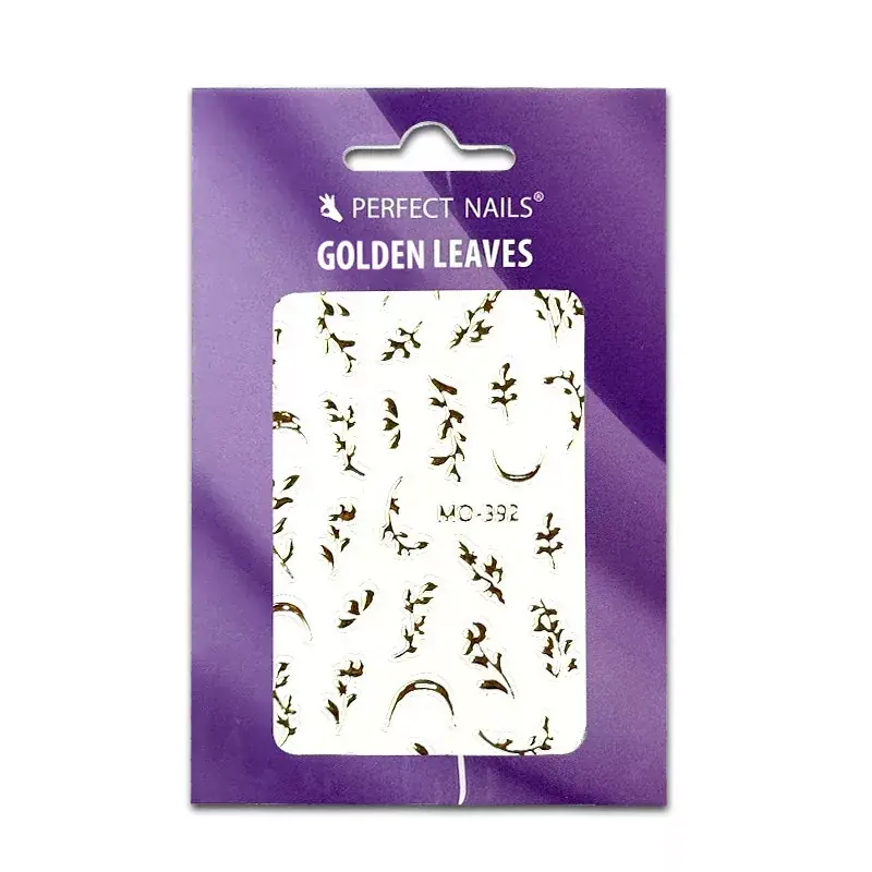 Legjobb ár Perfect Nails Körömmatrica - Golden Leaves