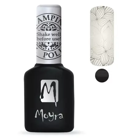 Expressz kézbesítés Moyra Fólia lakkzselé 10ml FGP Fekete
