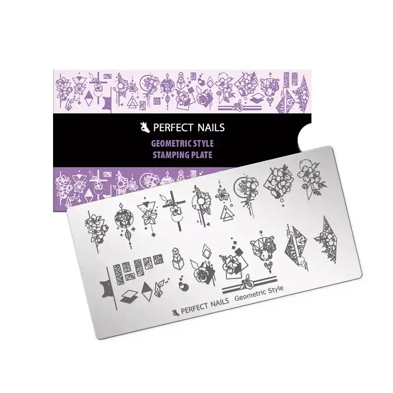 Legnépszerűbb Perfect Nails Körömnyomda Lemez - Geometric Style