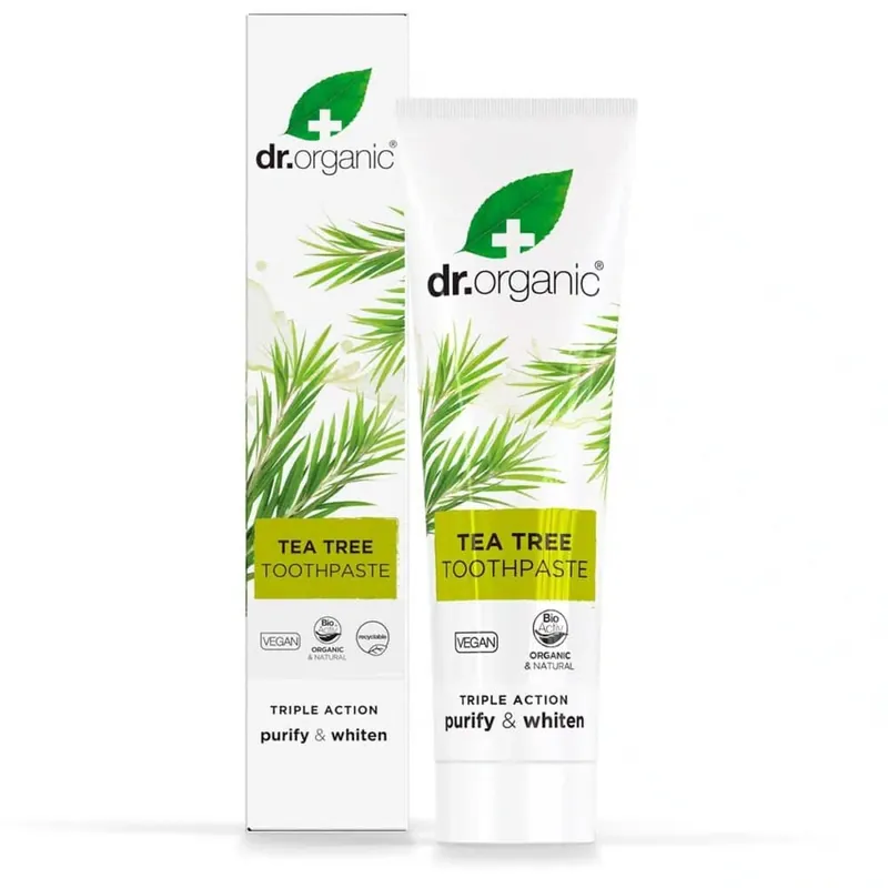 Dr. Organic bio teafa fogkrém – 100ml Legjobb ár