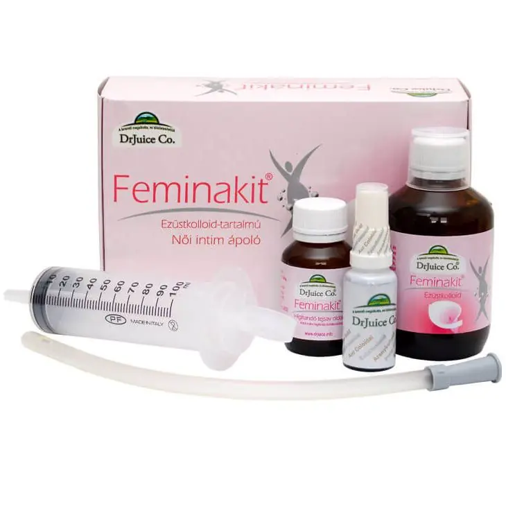 Legjobb ár DrJuice Co. Ezüstkolloid Feminakit női intim ápoló