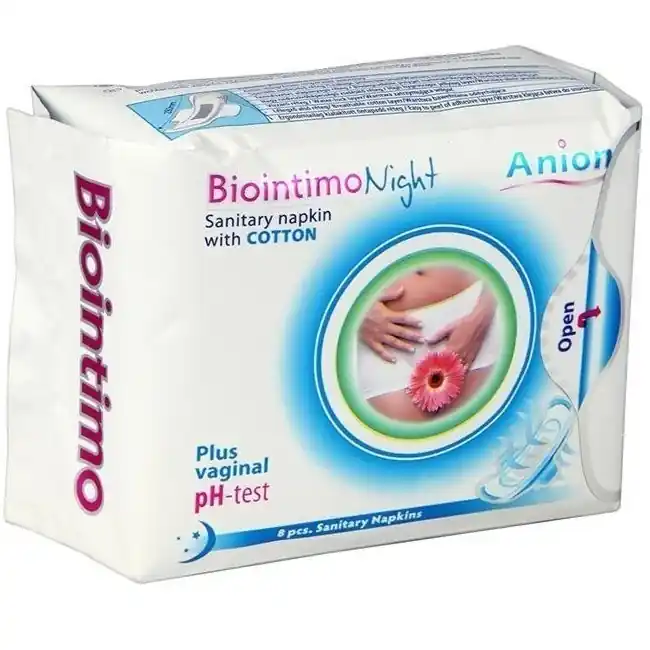 Különleges ajánlat Biointimo Night intim betét – 8 db